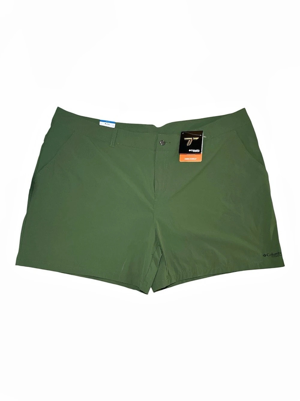 Columbia Summit Valley II Short Women's Cargo Shorts Green 24W NWT